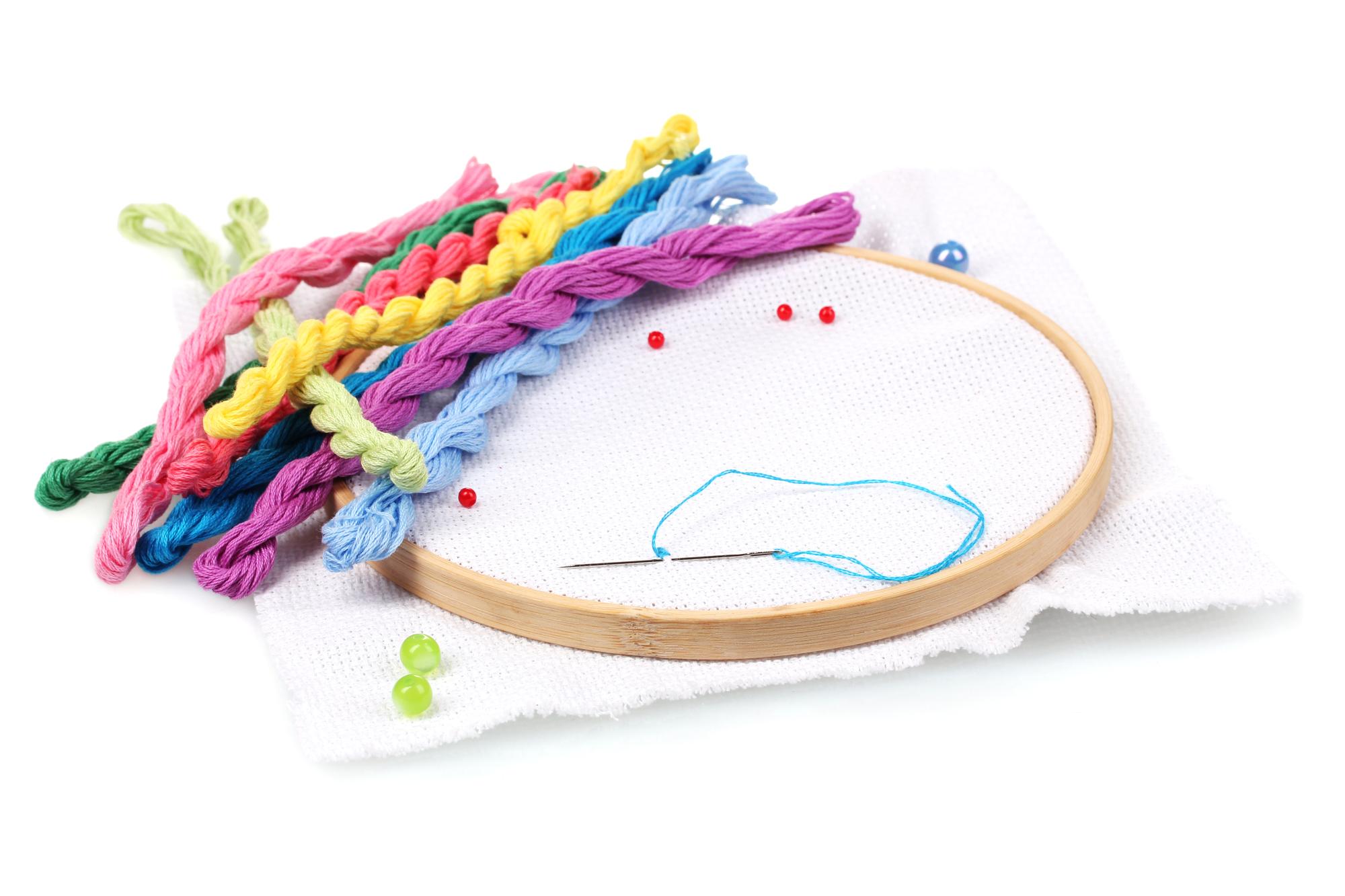 Digitized embroidery file on screen